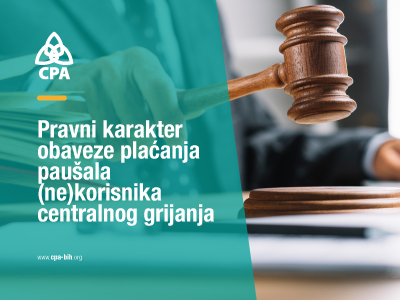 Pravni karakter obaveze plaćanja paušala (ne)korisnika centralnog grijanja